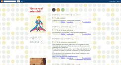 Desktop Screenshot of fiestaenelasteroide.blogspot.com