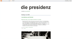 Desktop Screenshot of presidenz.blogspot.com