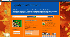 Desktop Screenshot of equitymarketreview.blogspot.com