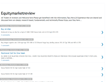 Tablet Screenshot of equitymarketreview.blogspot.com