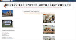 Desktop Screenshot of huntsvillearumc.blogspot.com