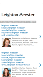 Mobile Screenshot of leighton-meester-biography.blogspot.com