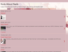 Tablet Screenshot of nutsaboutnails.blogspot.com