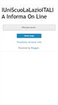Mobile Screenshot of iuniscuolalazioitalia.blogspot.com