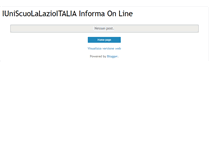 Tablet Screenshot of iuniscuolalazioitalia.blogspot.com
