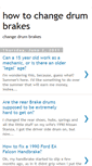 Mobile Screenshot of howtochangedrumbrakes.blogspot.com