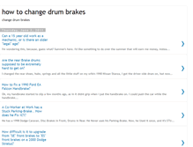 Tablet Screenshot of howtochangedrumbrakes.blogspot.com