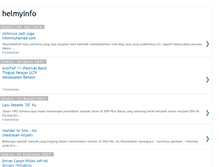 Tablet Screenshot of helmyinfo.blogspot.com