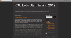 Desktop Screenshot of ksulst2012.blogspot.com