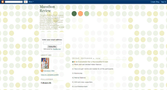 Desktop Screenshot of marathonreview.blogspot.com