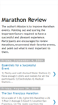 Mobile Screenshot of marathonreview.blogspot.com