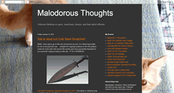 Desktop Screenshot of malodorousthoughts.blogspot.com