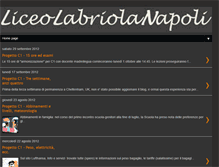 Tablet Screenshot of liceolabriolanapoli.blogspot.com