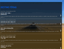 Tablet Screenshot of destinoferias.blogspot.com