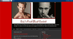 Desktop Screenshot of firstbloodcontest.blogspot.com