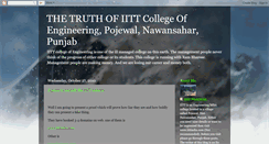 Desktop Screenshot of iitttruth.blogspot.com