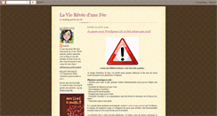 Desktop Screenshot of laviereveedunefee.blogspot.com