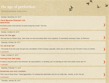 Tablet Screenshot of ageofperfection.blogspot.com