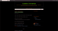 Desktop Screenshot of cabercourier.blogspot.com