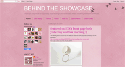 Desktop Screenshot of behindtheshowcase.blogspot.com