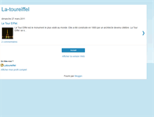 Tablet Screenshot of la-toureiffel.blogspot.com