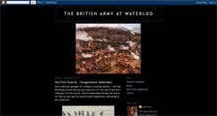 Desktop Screenshot of britisharmywaterloo.blogspot.com