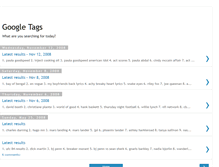 Tablet Screenshot of googletags.blogspot.com
