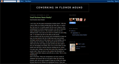 Desktop Screenshot of coworkinginflowermound.blogspot.com