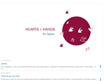 Tablet Screenshot of heartsandhandsforjapan.blogspot.com