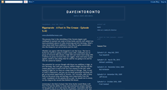 Desktop Screenshot of daveintoronto.blogspot.com