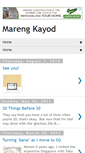 Mobile Screenshot of marengkayod.blogspot.com