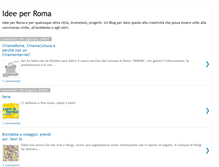 Tablet Screenshot of idee-per-roma.blogspot.com