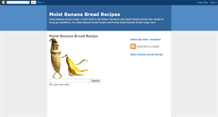 Desktop Screenshot of moistbanana-bread-recipe.blogspot.com