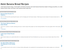 Tablet Screenshot of moistbanana-bread-recipe.blogspot.com