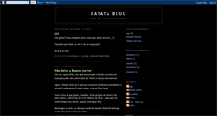 Desktop Screenshot of batata-blog.blogspot.com