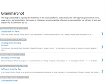 Tablet Screenshot of grammarsnot.blogspot.com