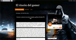 Desktop Screenshot of el-blog-del-gamer.blogspot.com