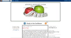 Desktop Screenshot of angie-myweightlossprogress.blogspot.com