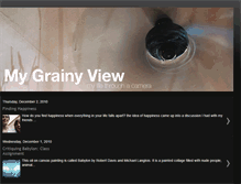 Tablet Screenshot of mygrainyview.blogspot.com