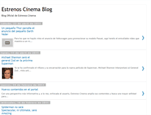 Tablet Screenshot of estrenoscinemablog.blogspot.com