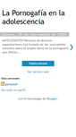 Mobile Screenshot of lapornografiaenlaadolescenciakaren.blogspot.com