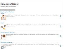 Tablet Screenshot of newmegaupdate.blogspot.com