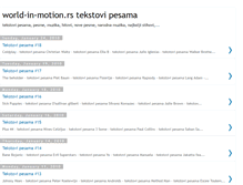 Tablet Screenshot of najbolji-tekstovi-pesama.blogspot.com