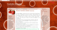 Desktop Screenshot of cantinho-da-saude.blogspot.com