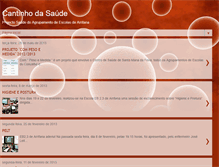 Tablet Screenshot of cantinho-da-saude.blogspot.com