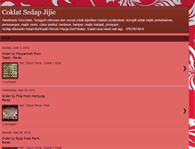 Tablet Screenshot of coklatsedap-jijie.blogspot.com