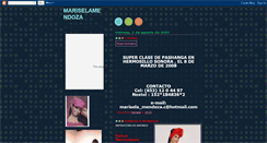 Desktop Screenshot of mariselamendoza.blogspot.com