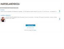Tablet Screenshot of mariselamendoza.blogspot.com