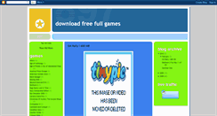 Desktop Screenshot of download-free-full-games.blogspot.com