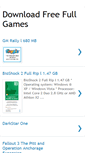 Mobile Screenshot of download-free-full-games.blogspot.com